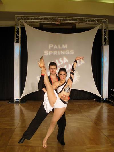 Danny Kalman and Dancing Dana at Palm Springs Salsa Congress
