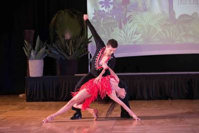 Danny Kalman and Liz Lira Performing at Palm Springs Salsa Festival 2