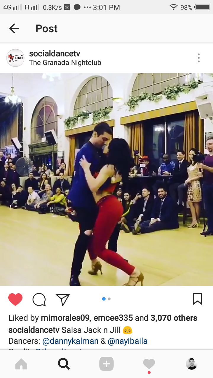 Danny & Nayara reposted on socialdancetv - social dancing